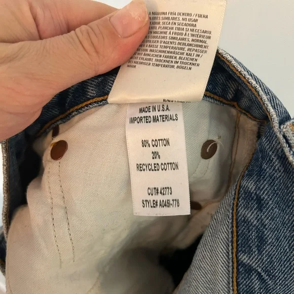 Agolde Fen straight leg high rise jean - Picture 5 of 7